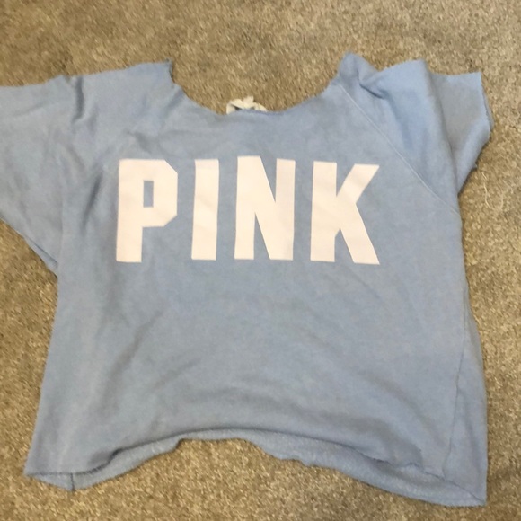 pink light blue t-shirt - Picture 1 of 3